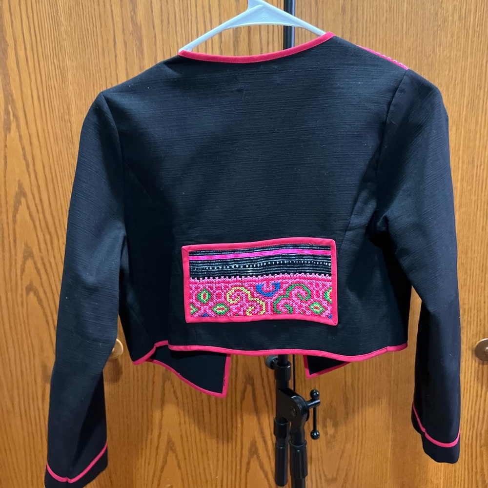 Colorful Embroidered Women's Jacket - Picture 4 of 5